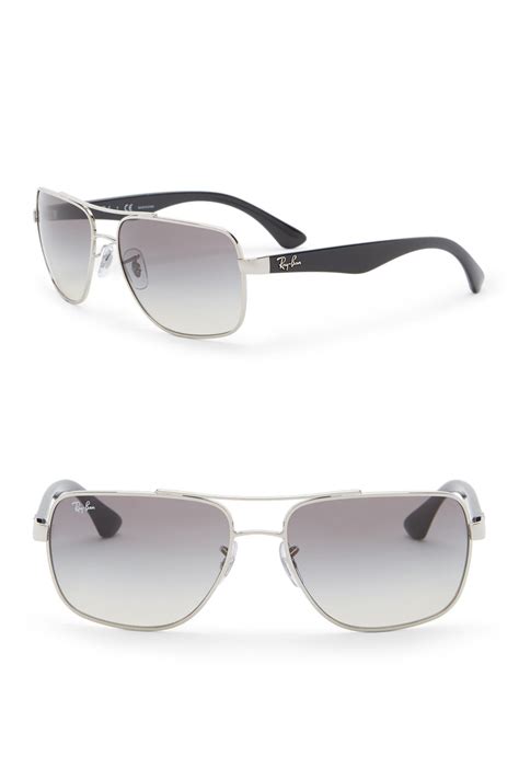 ray ban 60mm square sunglasses|ray ban 60mm navigator sunglasses.